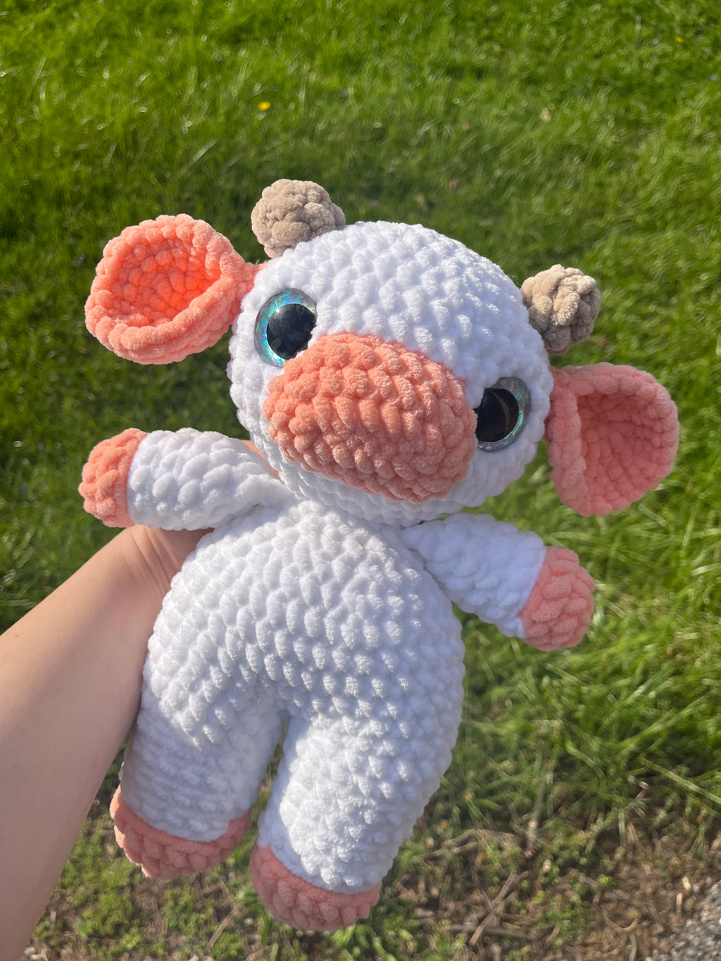 Peach cow