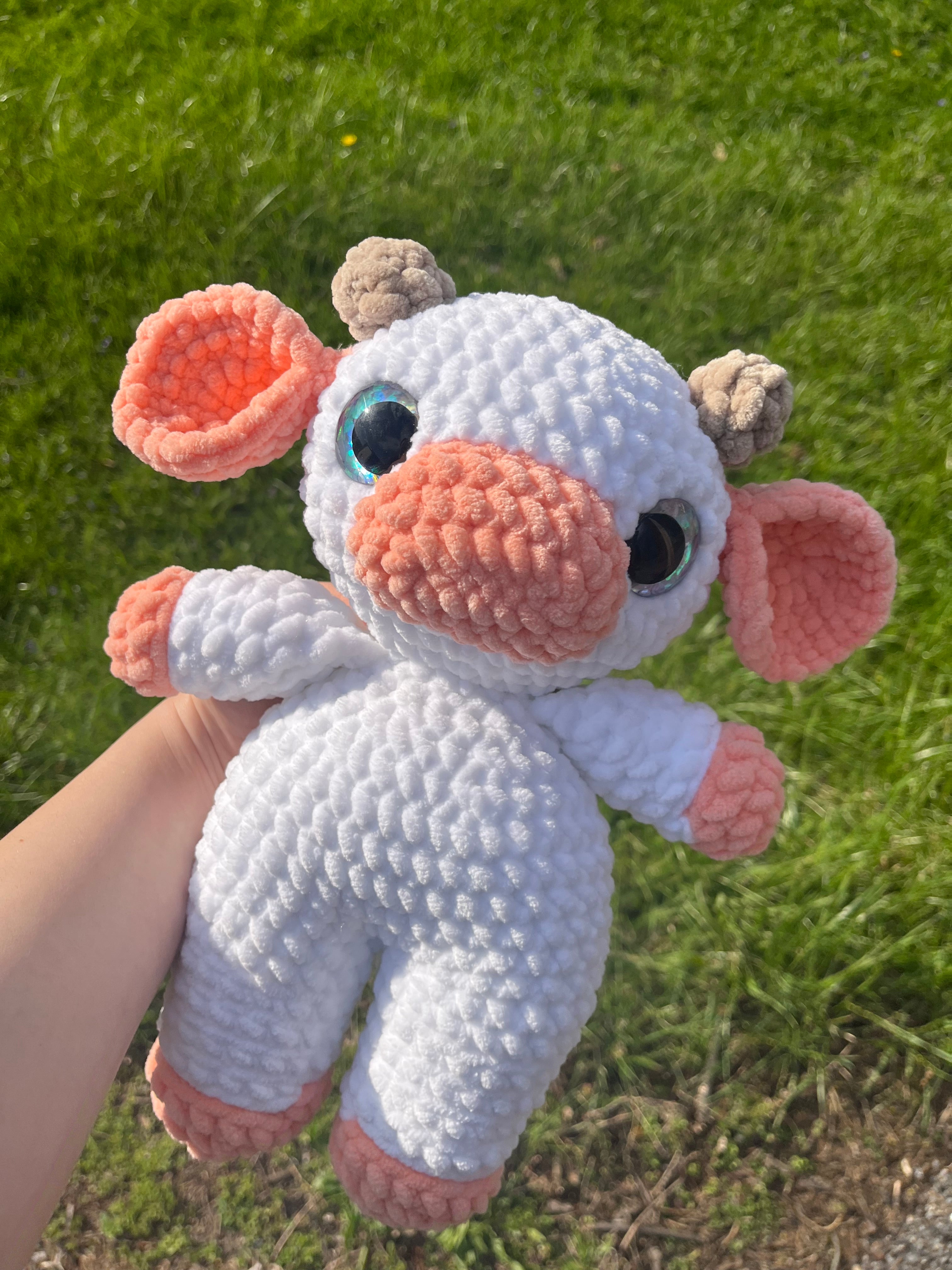 Peach cow