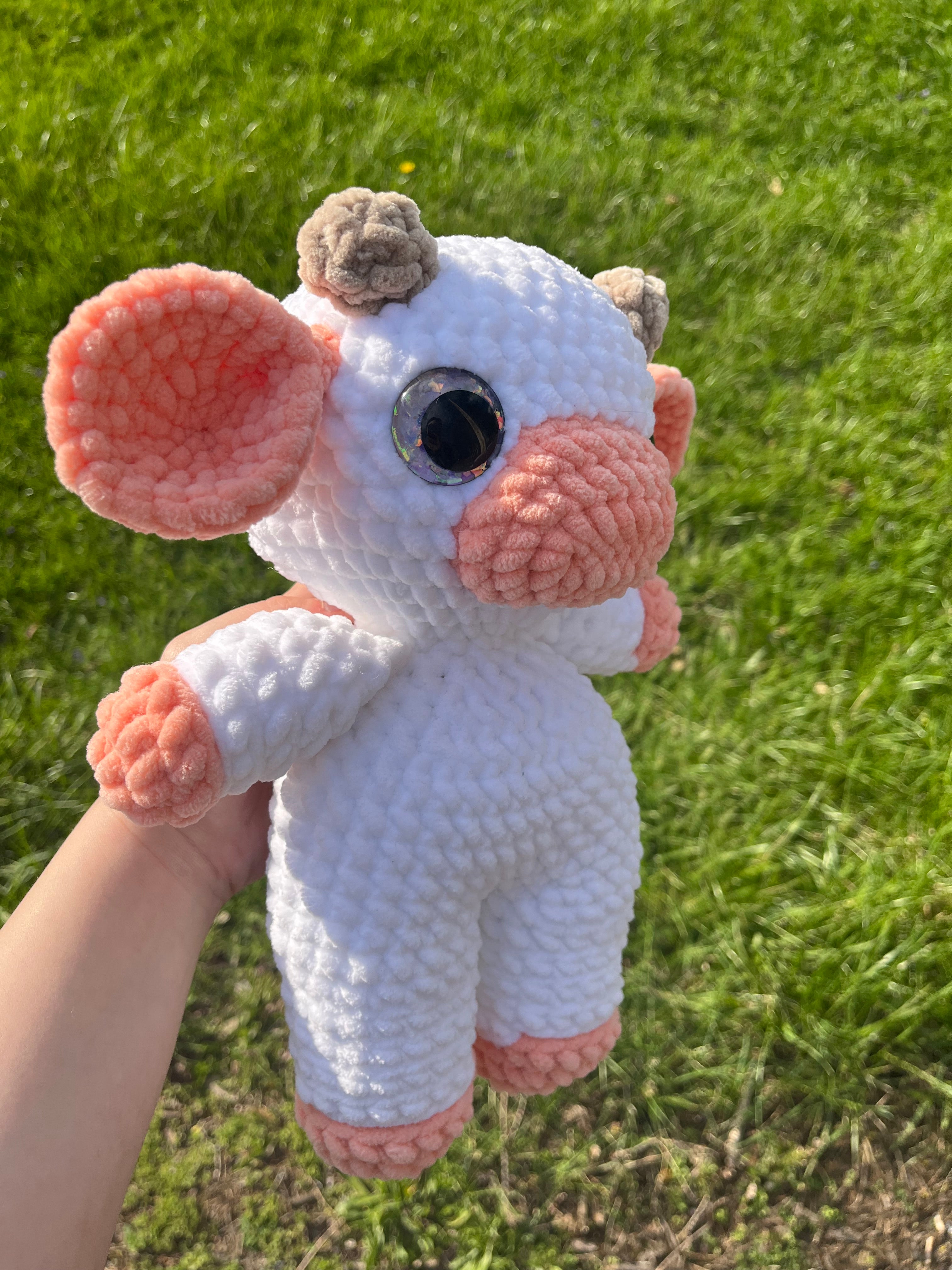 Peach cow