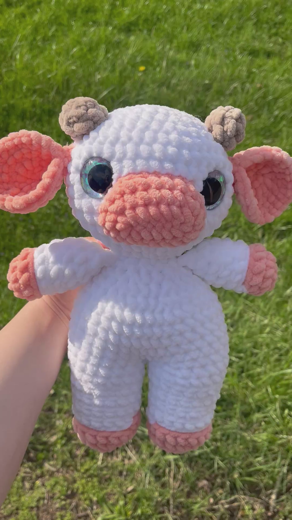 Peach cow